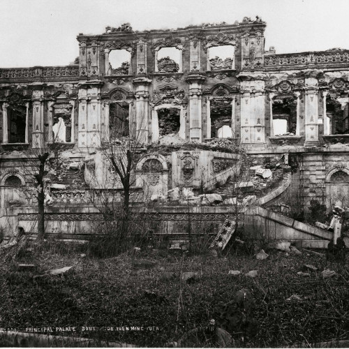 Ruines du Palais d’été : façade sud