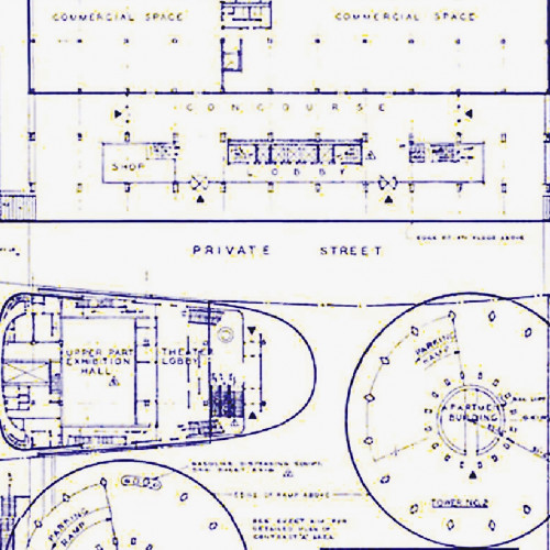 Plan du complexe de Marina City (Chicago)
 