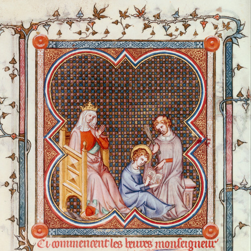 La leçon de lecture de Saint Louis