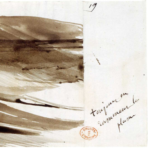 Toujours en ramenant la plume