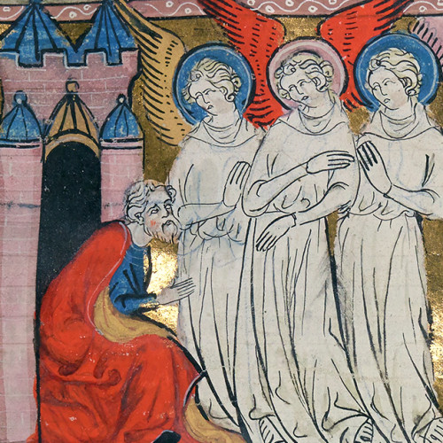 Apparition à Mambré : les trois anges et Sara