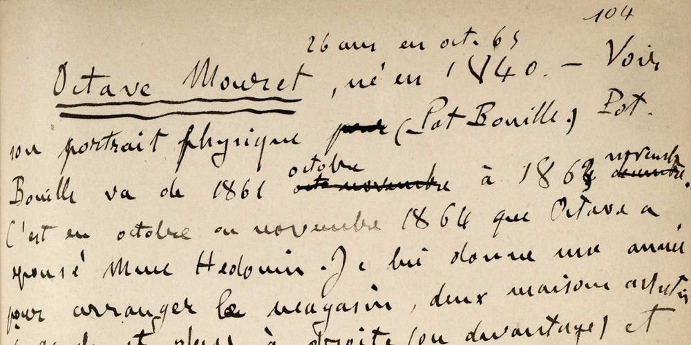 Fiche d'Octave Mouret
