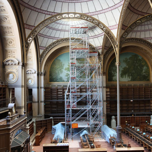 Rénovation en cours salle Labrouste