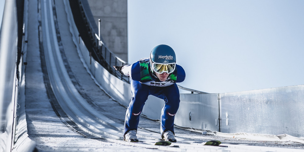Le tremplin de saut à ski de Bergisel. Saut à ski. Combiné nordique 2018