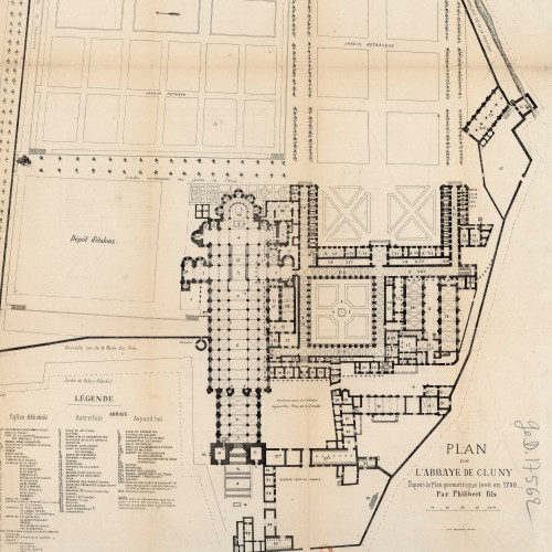 Plan de l’abbaye de Cluny
