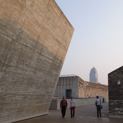 Les toits du musée d'histoire de Ningbo