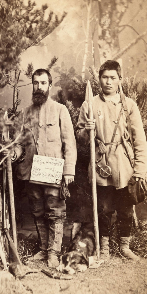 Joseph Martin et son guide Boris Constantin Greznoukine (ou Grieznoukine)
