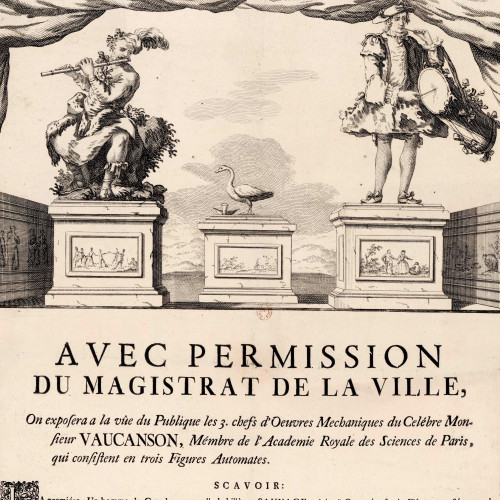 Le Sauvage, le canard et le Berger provençal, automates