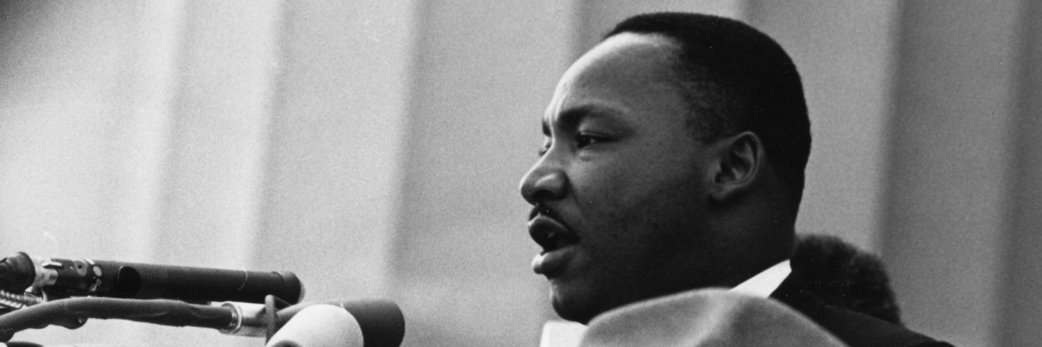 Martin Luther King lors de son discours I have a dream