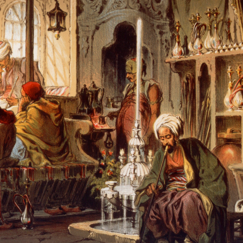 Intérieur d’un café 