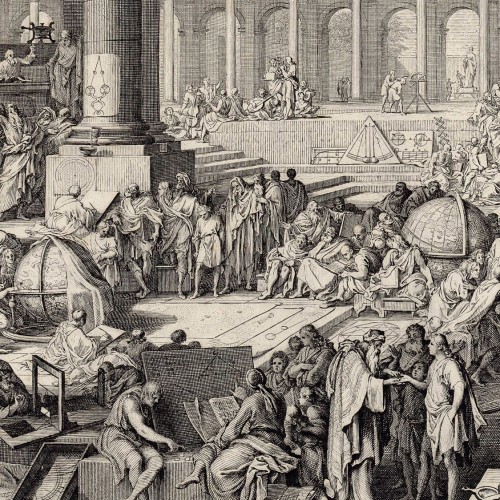 L’Académie des sciences et des beaux-arts, dédiée au Roi