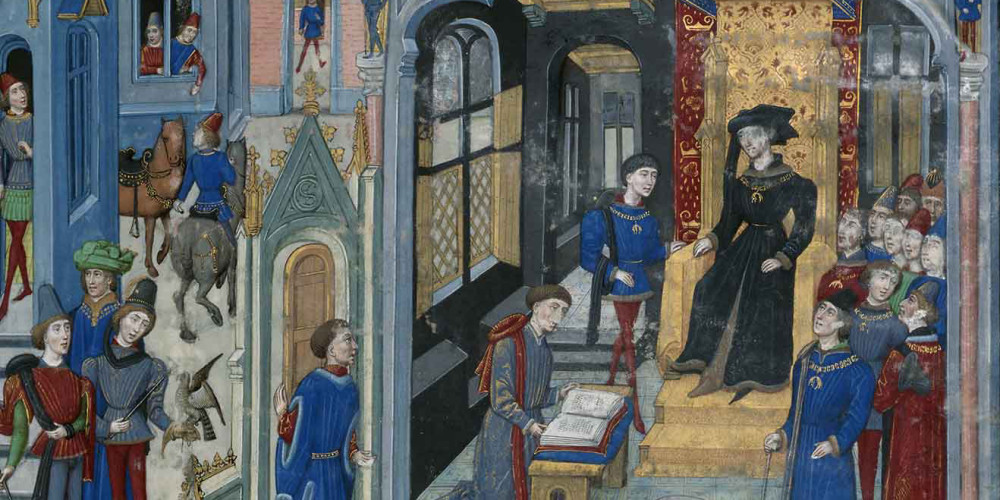 Philippe le Bon écoutant la lecture des Chroniques de Hainaut