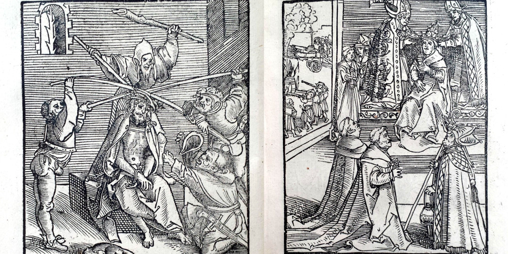 Le couronnement du Christ et celui du pape