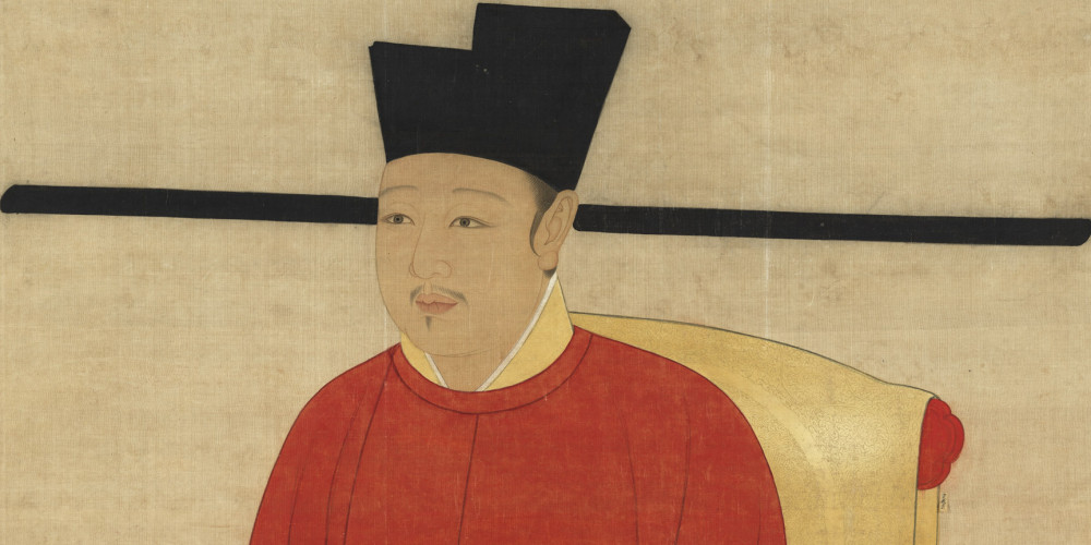 Portrait de l'empereur Huizong assis