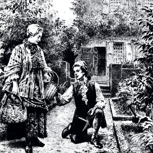 Jean Jacques Rousseau et Madame de Warens aux Charmettes