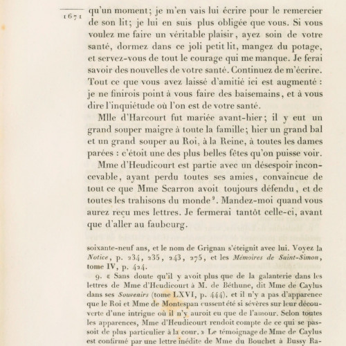 Lettres de Madame de Sévigné, de sa famille et de ses amis