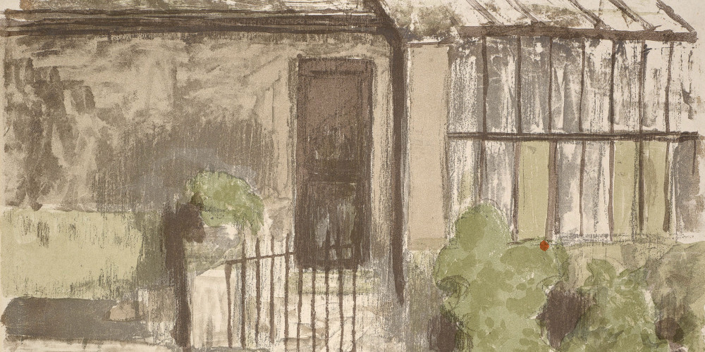 Édouard Vuillard, Le Jardin devant l’atelier