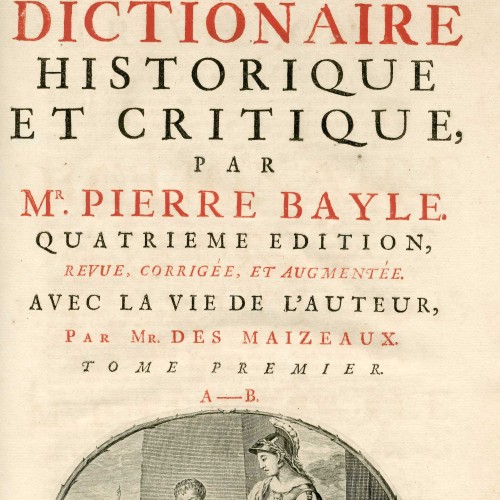 Dictionnaire historique et critique