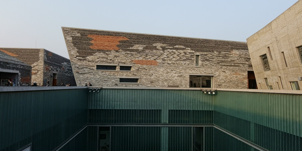Patio central du musée de Ningbo
