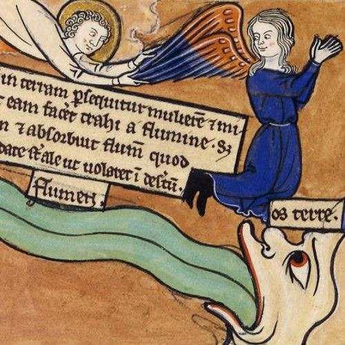 Femme recevant les ailes