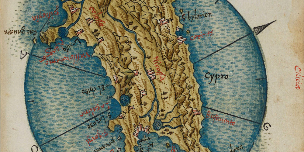 Carte de l’île de Chypre