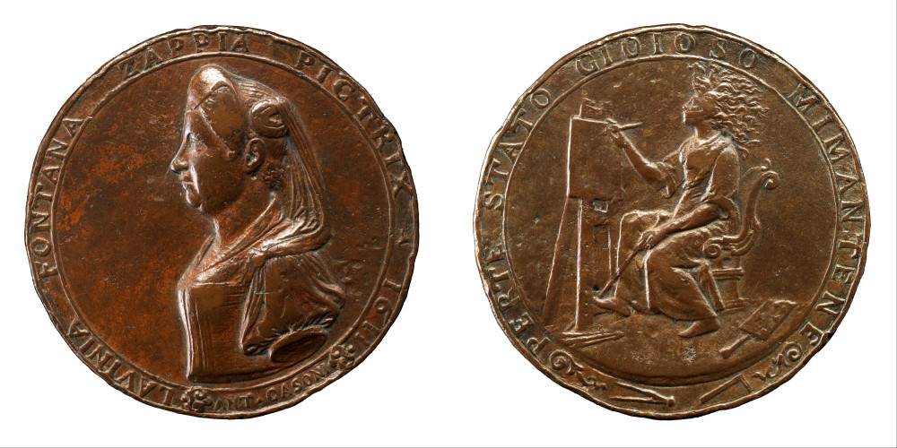 Médaille représentant Lavinia Fontana