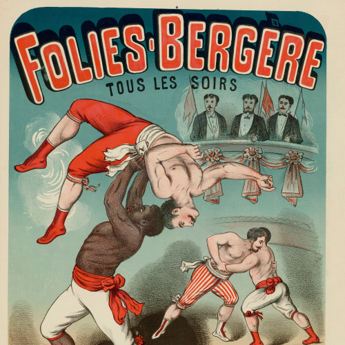 Grandes luttes aux Folies-Bergère, troupe Pietro