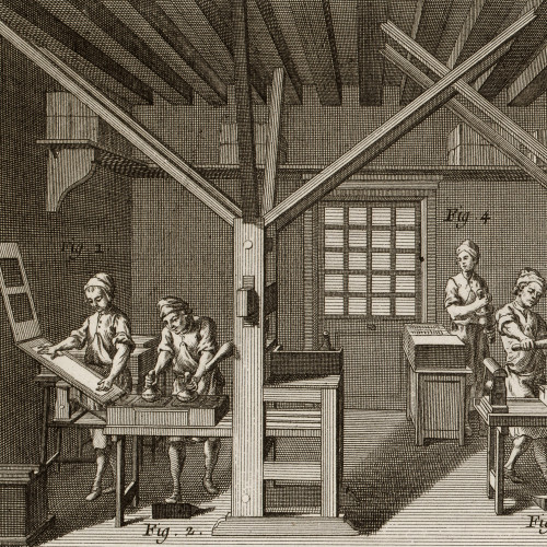 Le passage sous la presse