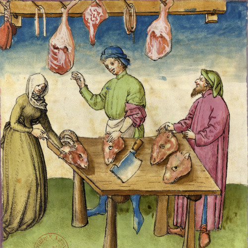 Le marchand de viande caprine