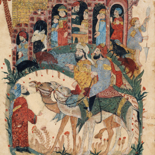 Séance 43 : Al-Hârith et Abû Zayd conversent avec un homme à l’entrée d’un village