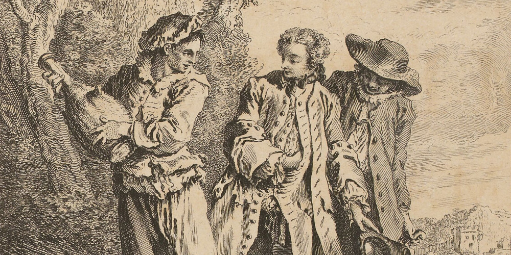 François Boucher, frontispice pour Le Médecin malgré lui, 1735