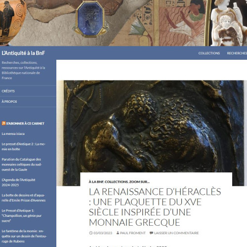 Vignette Blog Antiquité BnF - Plaquette heraclès
