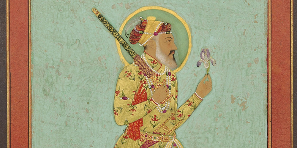 L’empereur Shah Jahan tenant un iris
