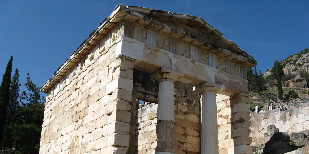 Le Trésor d'Athènes à Delphes