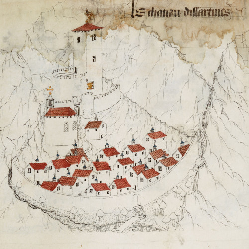 Une petite forteresse perchée (château d’Essertines)