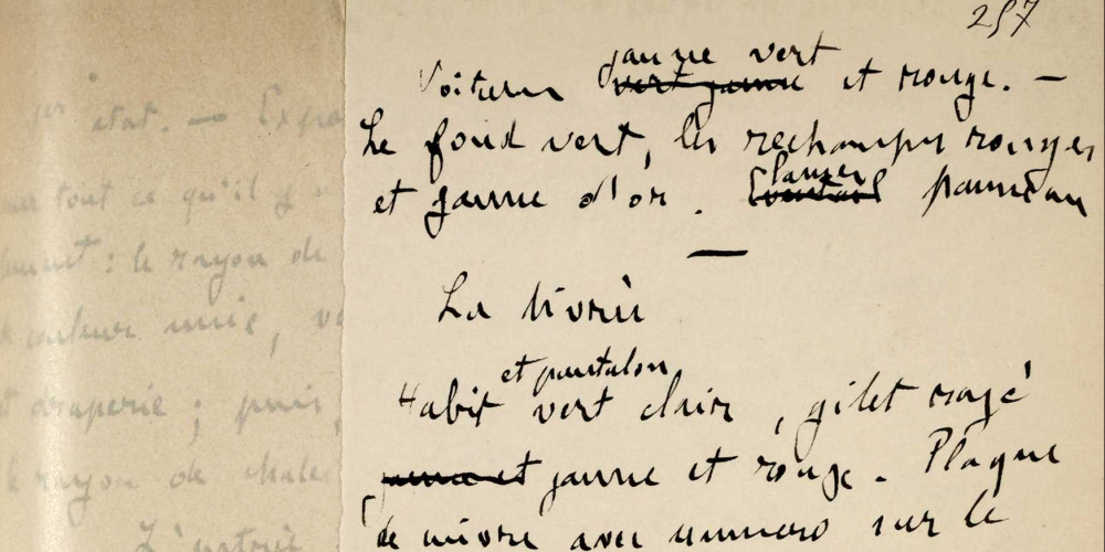 Note sur les couleurs des voitures et des livrées