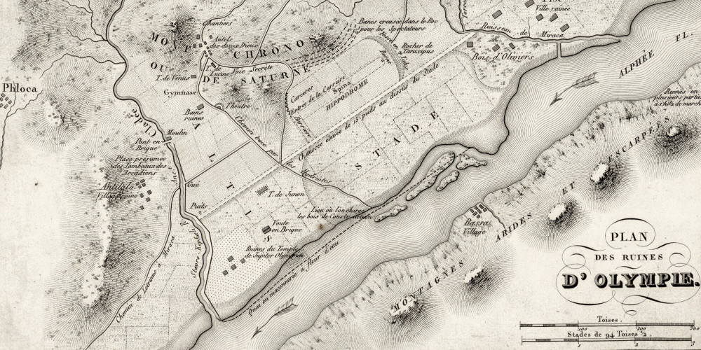 Plan des ruines d'Olympie