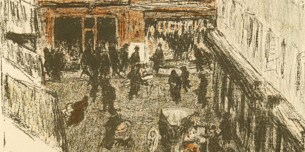 Coin de rue vu d’en haut