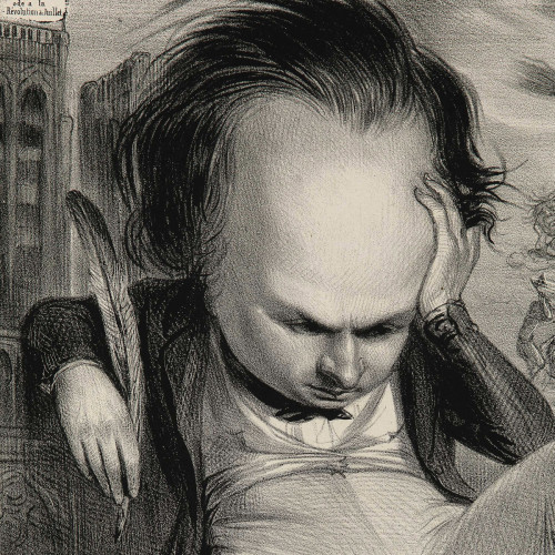 Caricature de Victor Hugo