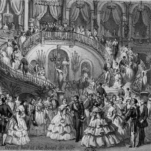 Grand ball at the Hotel de Ville