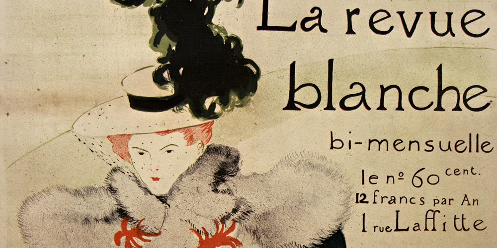 Misia Natanson sur une affiche pour La Revue blanche