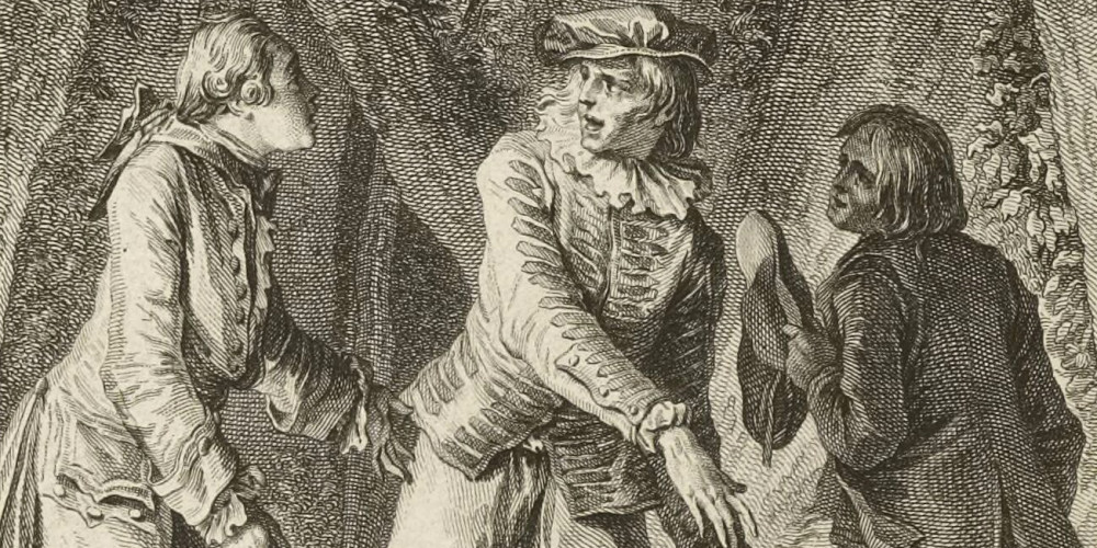 D'après Moreau le Jeune, frontispice pour Le Médecin malgré lui, 1773