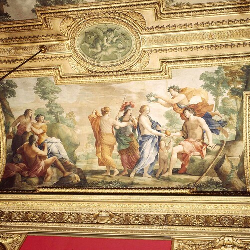 Aphrodite reçoit la pomme d’or