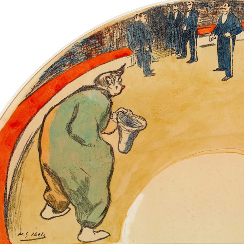 Au cirque, projet d’éventail