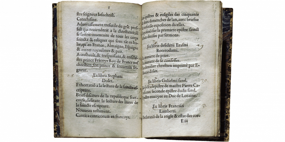 Index de Paris 1544