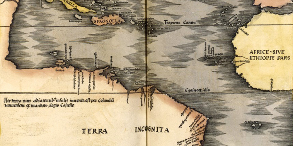 La Géographie de Ptolémée éditée et augmentée par Martin Waldseemuller