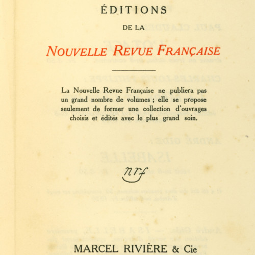 Une histoire de Gallimard