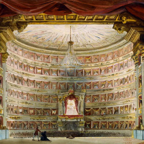 Vue de la salle de la Scala