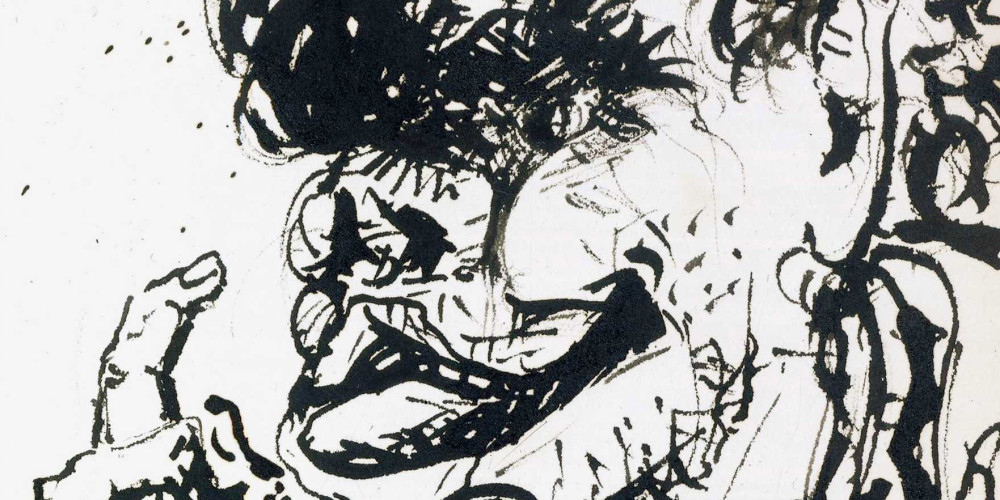 Personnage de profil à gauche