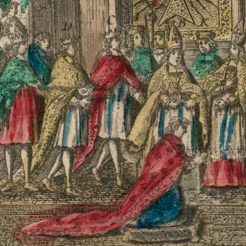 Cérémonie du Couronnement de Louis XVI le 11 juin 1775